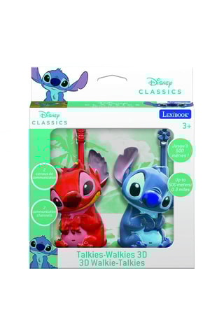 2 walkie-talkies 3D Stitch e Leroy Lilo e Stitch Disney
