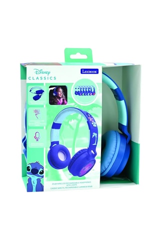 Auscultador áudio 2 em 1 Stitch Lilo e Stitch Disney - Azul, 