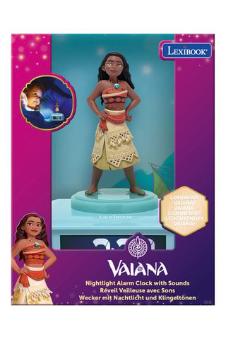 Despertador com luz de presença Vaiana, a Lenda do fim do mundo Disney - A partir dos 6 anos