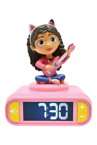 Despertador digital com luz de presença Gabby e a casa das bonecas - A partir dos 6 anos