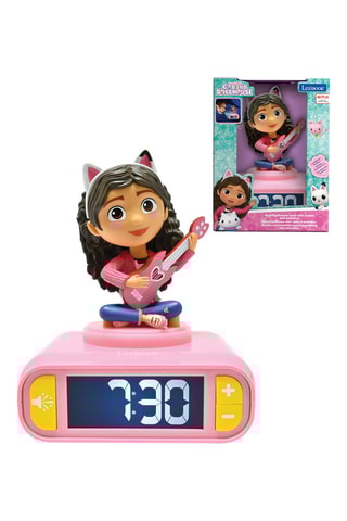 Despertador digital com luz de presença Gabby e a casa das bonecas - A partir dos 6 anos