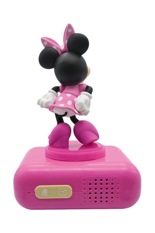 Despertador digital com luz de presença Minnie Disney em 3D e efeitos sonoros - A partir dos 4 anos