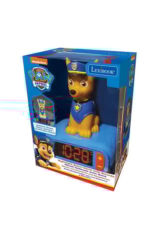 Despertador com luz de presença 3D Patrulha Pata - A partir dos 3 anos