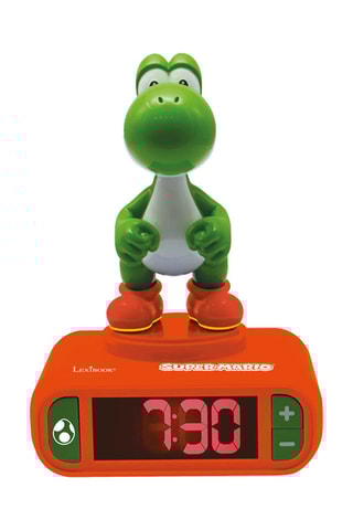 Despertador Yoshi Mario com sons A partir dos 3 anos