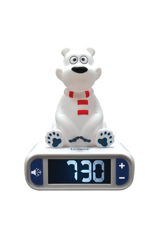 Despertador urso com luz de presença e efeitos sonoros - A partir dos 3 anos
