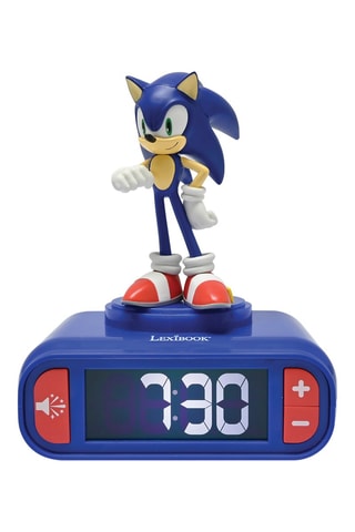 Despertador digital com luz de presença Sonic - A partir dos 6 anos