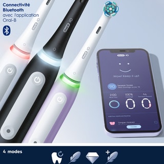 Brosse à dent électrique connectée Bluetooth -  iO 4n - Noire