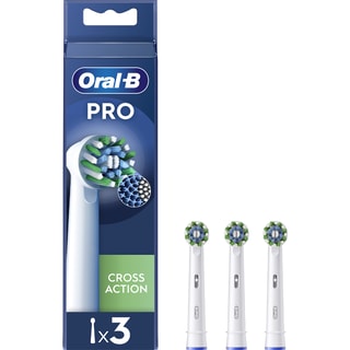 Lot de 3 brossettes de rechange - Cross Action - Blanc