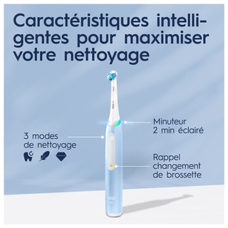 Brosse à dents électrique connectée - iO 3S - Bleu