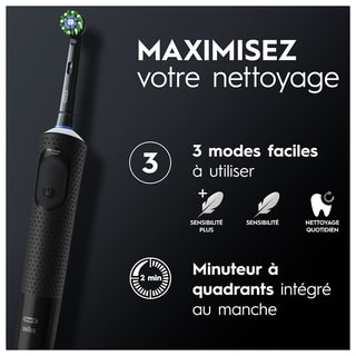 Brosse à dents électrique - Vitality Pro Clean - Noir