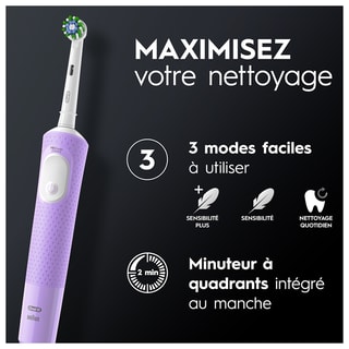Brosse à dents électrique - Vitality Pro Clean - Violet