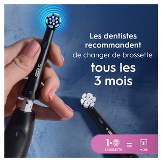 Lot de 6 brossettes de rechange - Gentle Care - Noir