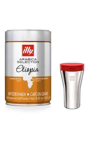 6 boîtes de café en grains Arabica Selection Etiopia 250 g et Mug de voyage offert