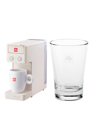 Cafetière à dosette Y3.3 - 0,75 l et 6 verres à café offerts