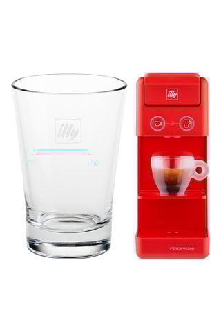 Cafetière à dosette Y3.3 - 0,75 l et 6 verres à café offerts
