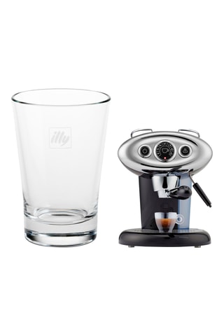 Machine à café 1 l noire et 6 verres à café offerts