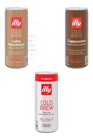 Assortiment de 36 canettes Cold Brew - 250 ml