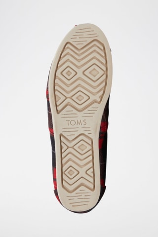 Espadrilles fourrées Alpargata Classic - Rouge et noir