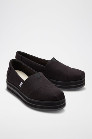 Espadrilles plateformes Alp Midform - Noir