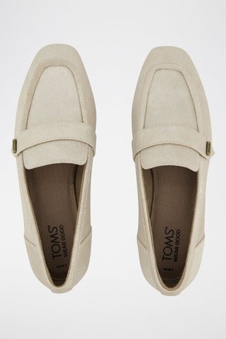 Mocassins en cuir Lynette - Gris clair