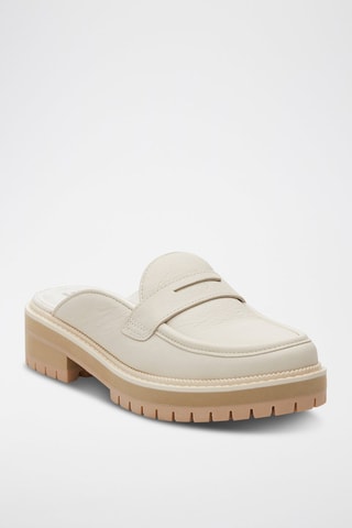 Mules en cuir Cara Mule - Beige