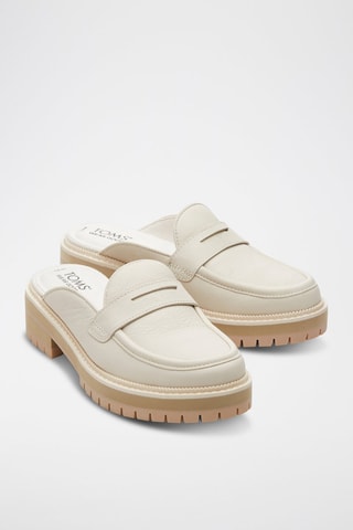 Mules en cuir Cara Mule - Beige