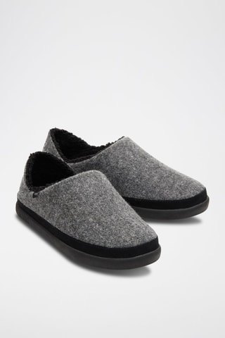 Chaussons fourrés Ezra - Gris chiné