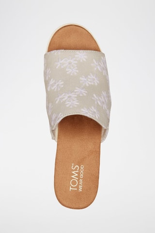 Mules compensés Diana Mule - Beige