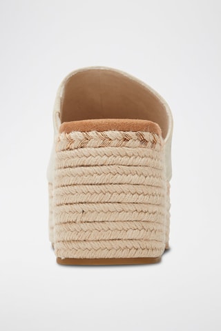Mules à talons en cuir Laila Mule - Beige