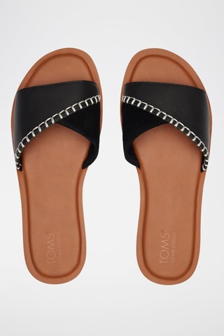Mules en cuir Shea - Noir