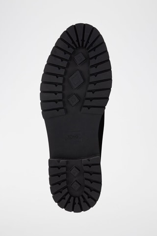 Bottines Chelsea fourrées en cuir Dakota - Noir