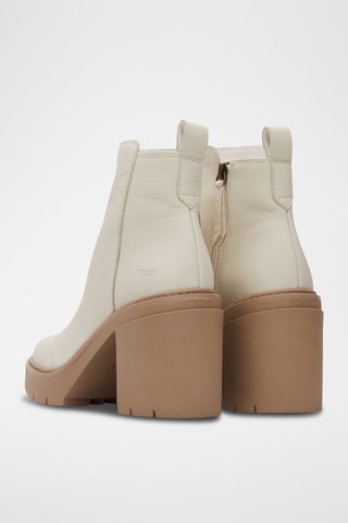 Bottines en cuir Rya - Beige