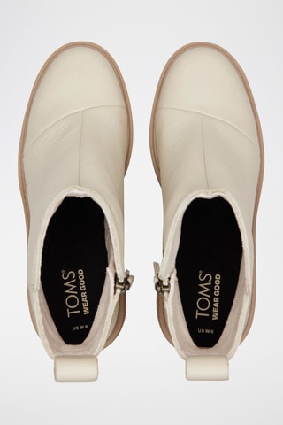 Bottines en cuir Rya - Beige