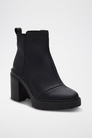 Bottines en cuir Rya - Noir