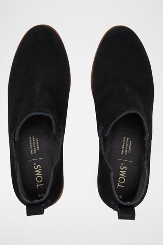Bottines compensées en nubuck Kallie - Noir
