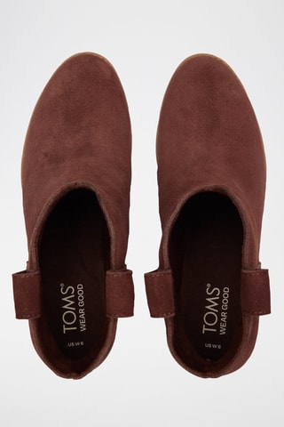 Bottines en nubuck Constance - Marron foncé