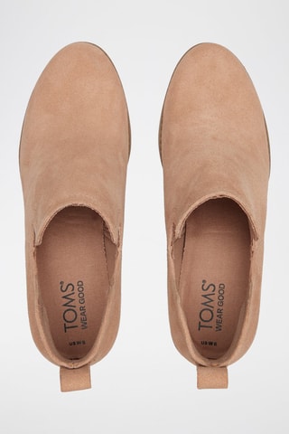 Bottines compensées en cuir Kallie - Marron clair