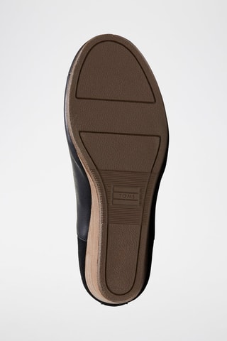 Bottines Chelsea compensées en cuir Kelsey - Noir
