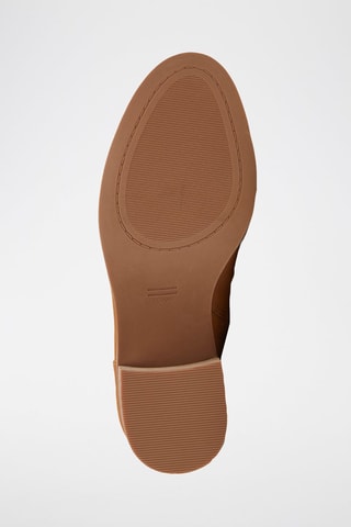 Bottines en cuir Evelyn - Beige