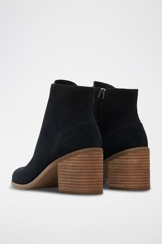 Bottines en cuir Evelyn Lace Up - Noir