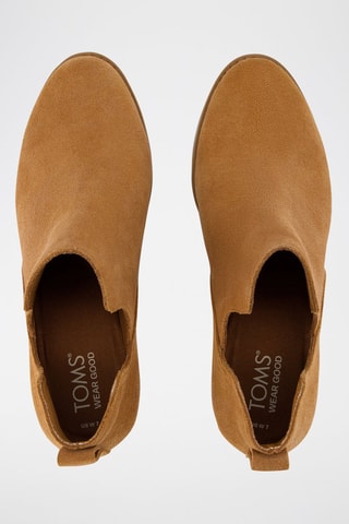 Bottines compensées en nubuck Gwen - Marron