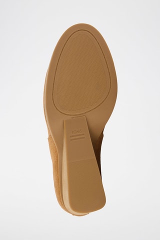 Bottines compensées en nubuck Gwen - Marron