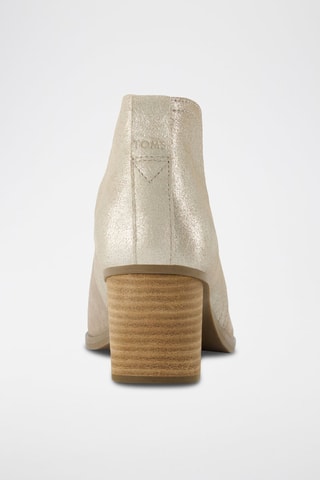 Bottines compensées en nubuck Gwen - Beige