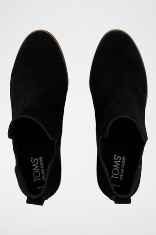 Bottines compensées en nubuck Gwen - Noir
