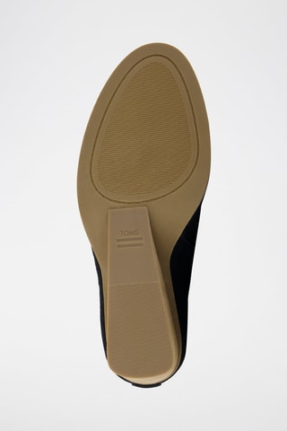 Bottines compensées en nubuck Gwen - Noir