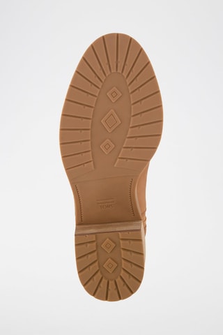 Bottines compensées en cuir Hailey - Marron