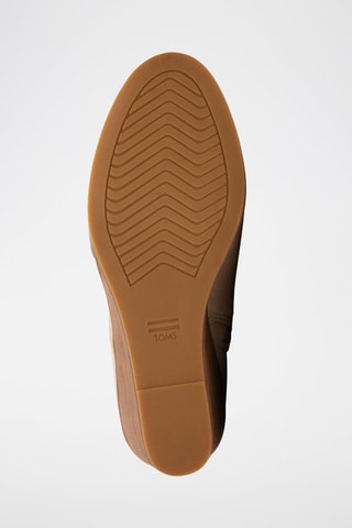 Bottines compensées en nubuck Sadie - Beige