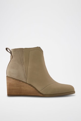Bottines en nubuck Clare - Beige
