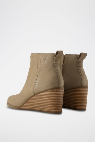 Bottines en nubuck Clare - Beige