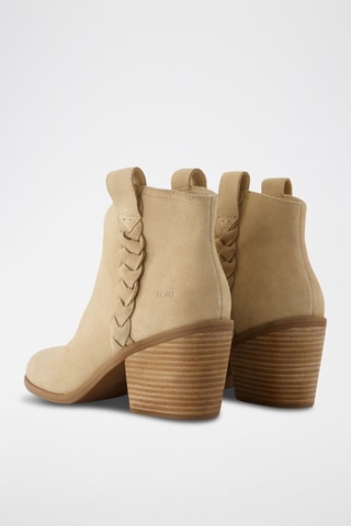 Bottines en nubuck Constance - Beige
